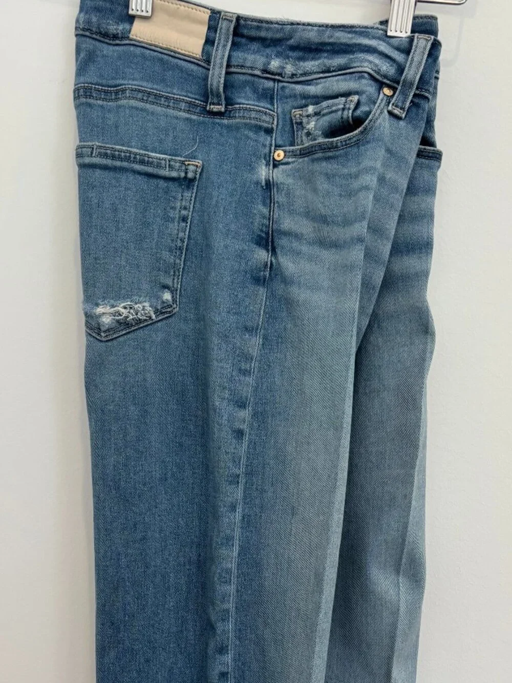 Paige Anessa Petite Wide Leg Jean - 27 - Picture 7 of 10